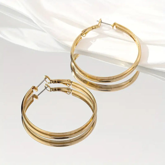 4 cm Hoop Earrings