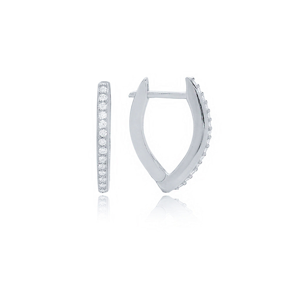 Unique Shape Zircon Stone Earring