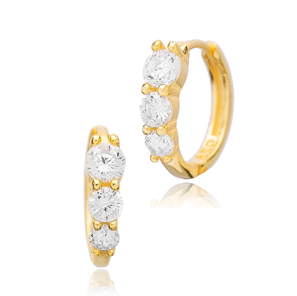 Zircon Stones Design Earrings