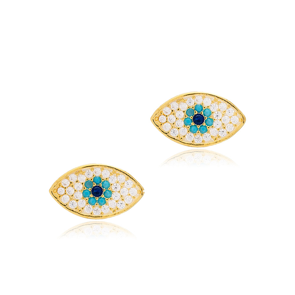 Evil Eye Stud Earrings