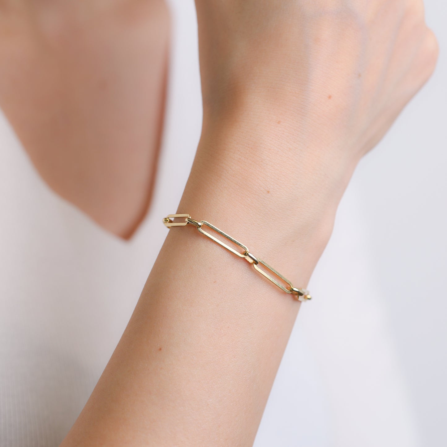 Rectangular Chain Design Bracelet