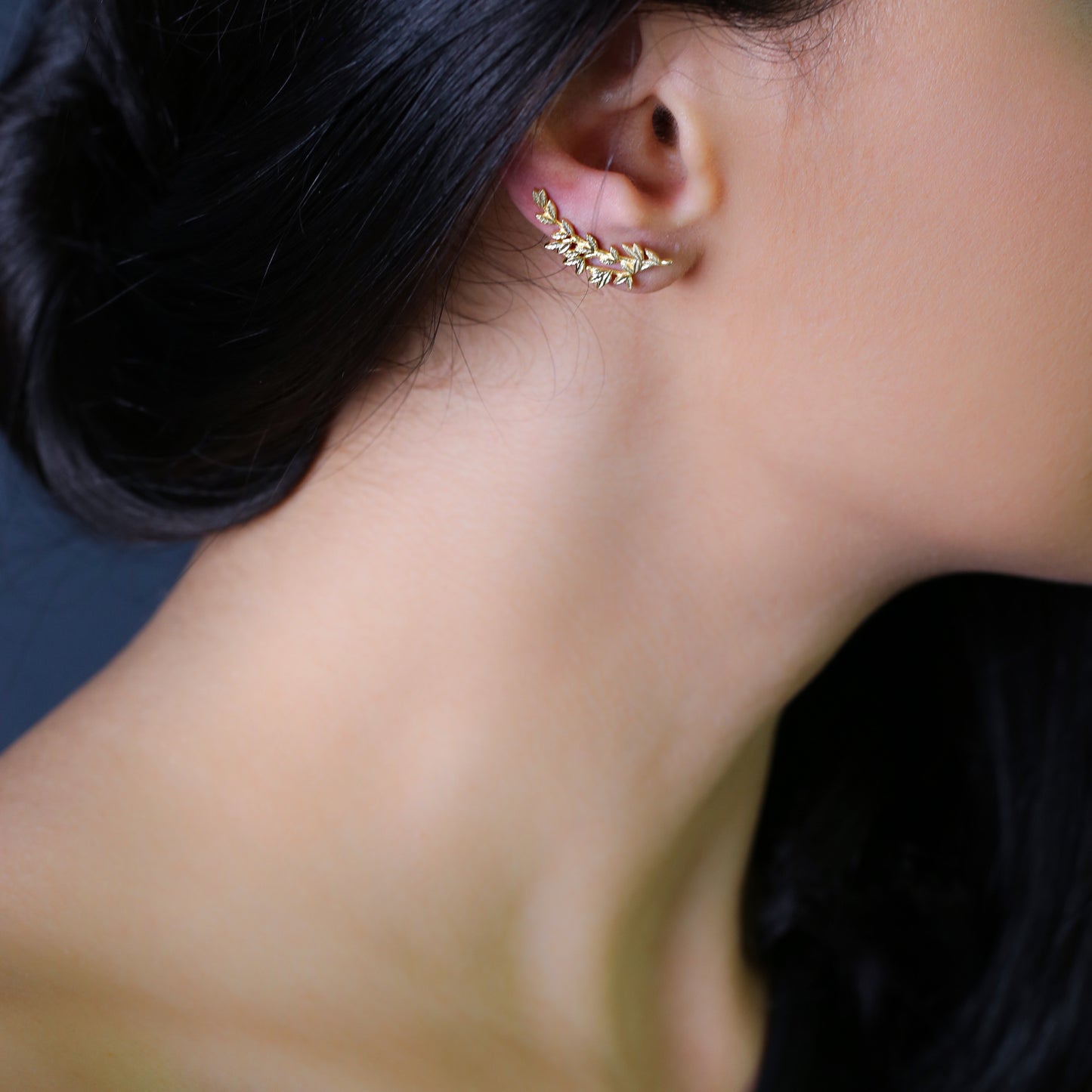 Earring Leaf Design Plain Earrings