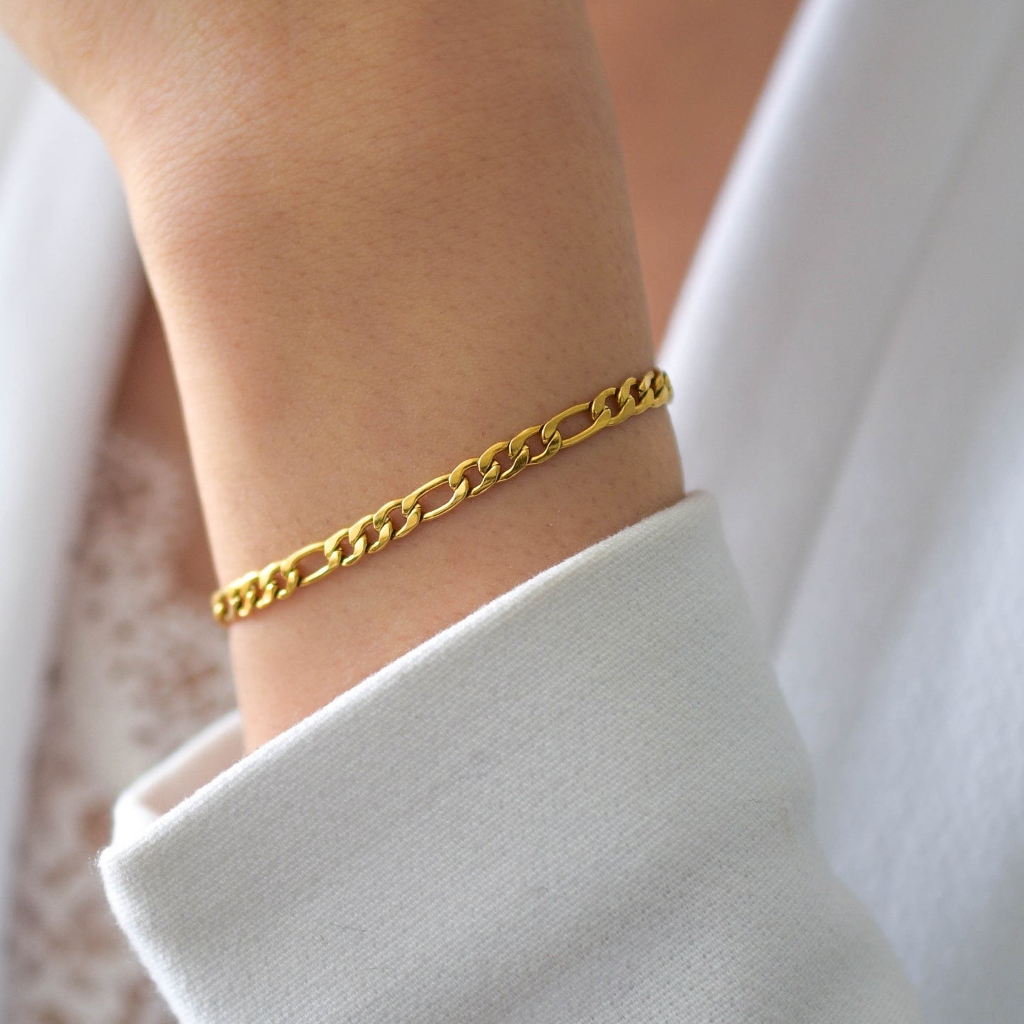 Figaro Chain Bracelet 2.5 mm