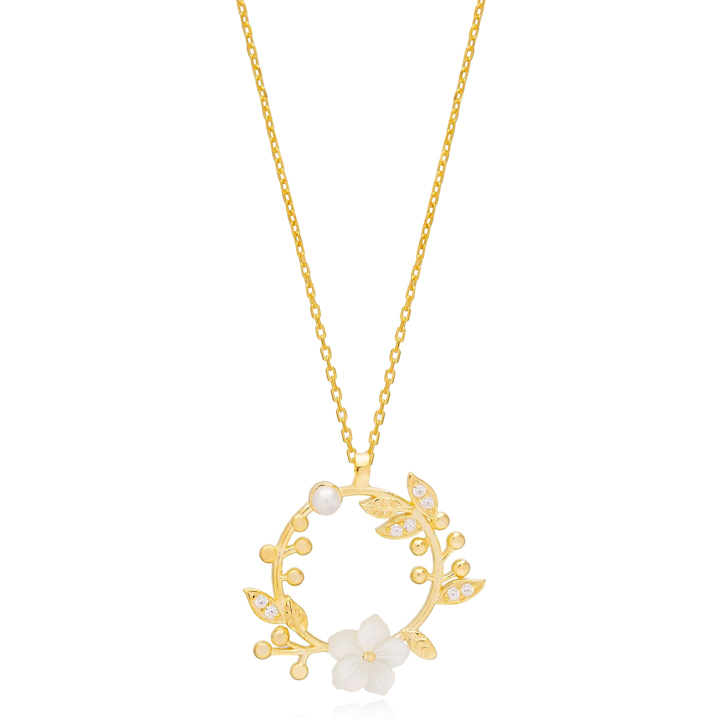 Flower Design Necklace
