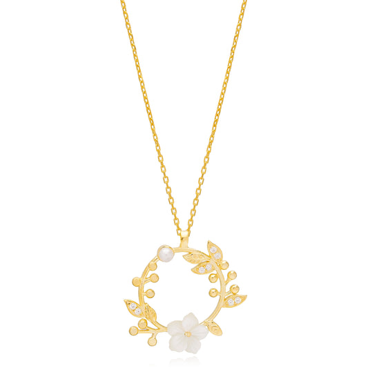 Flower Design Necklace