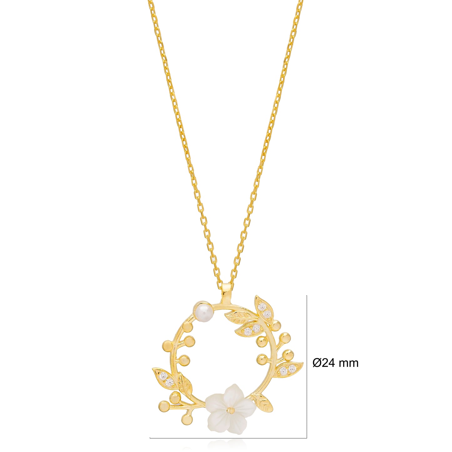 Flower Design Necklace
