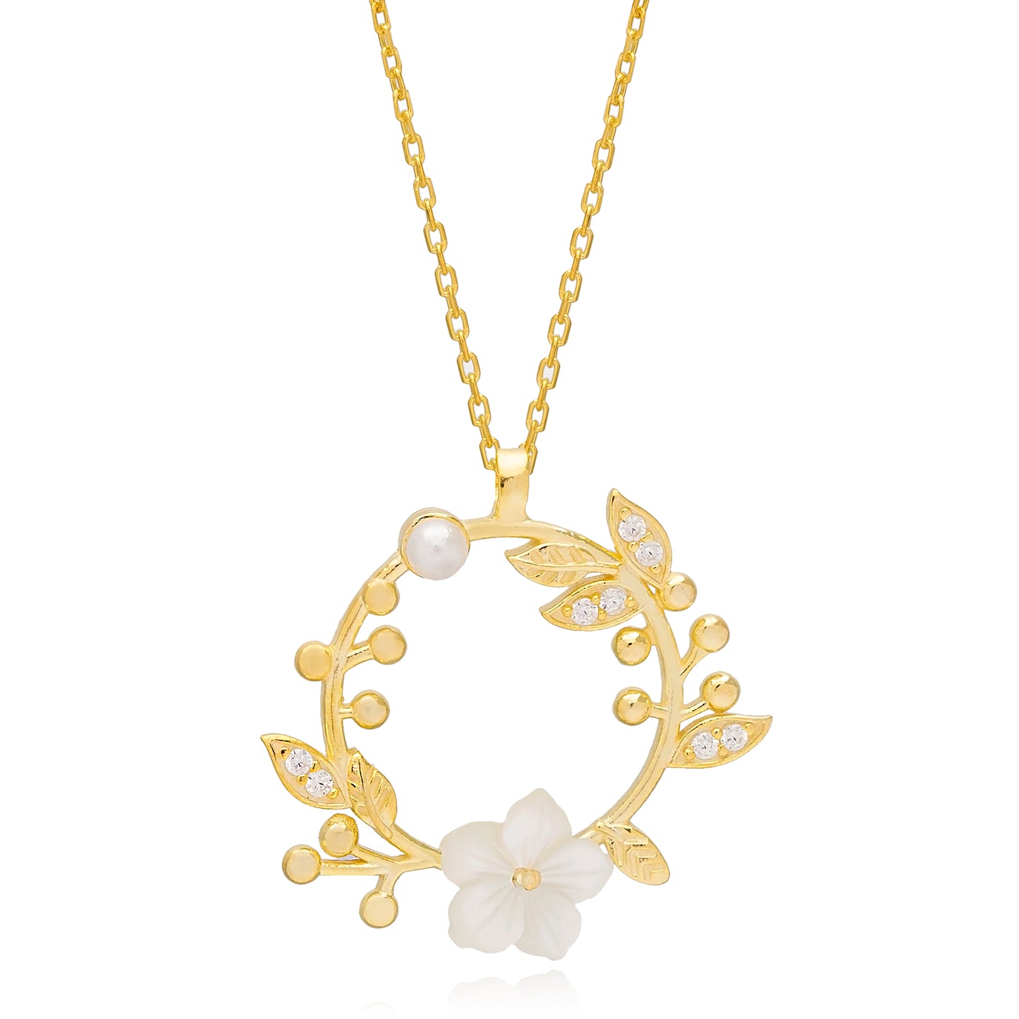 Flower Design Necklace