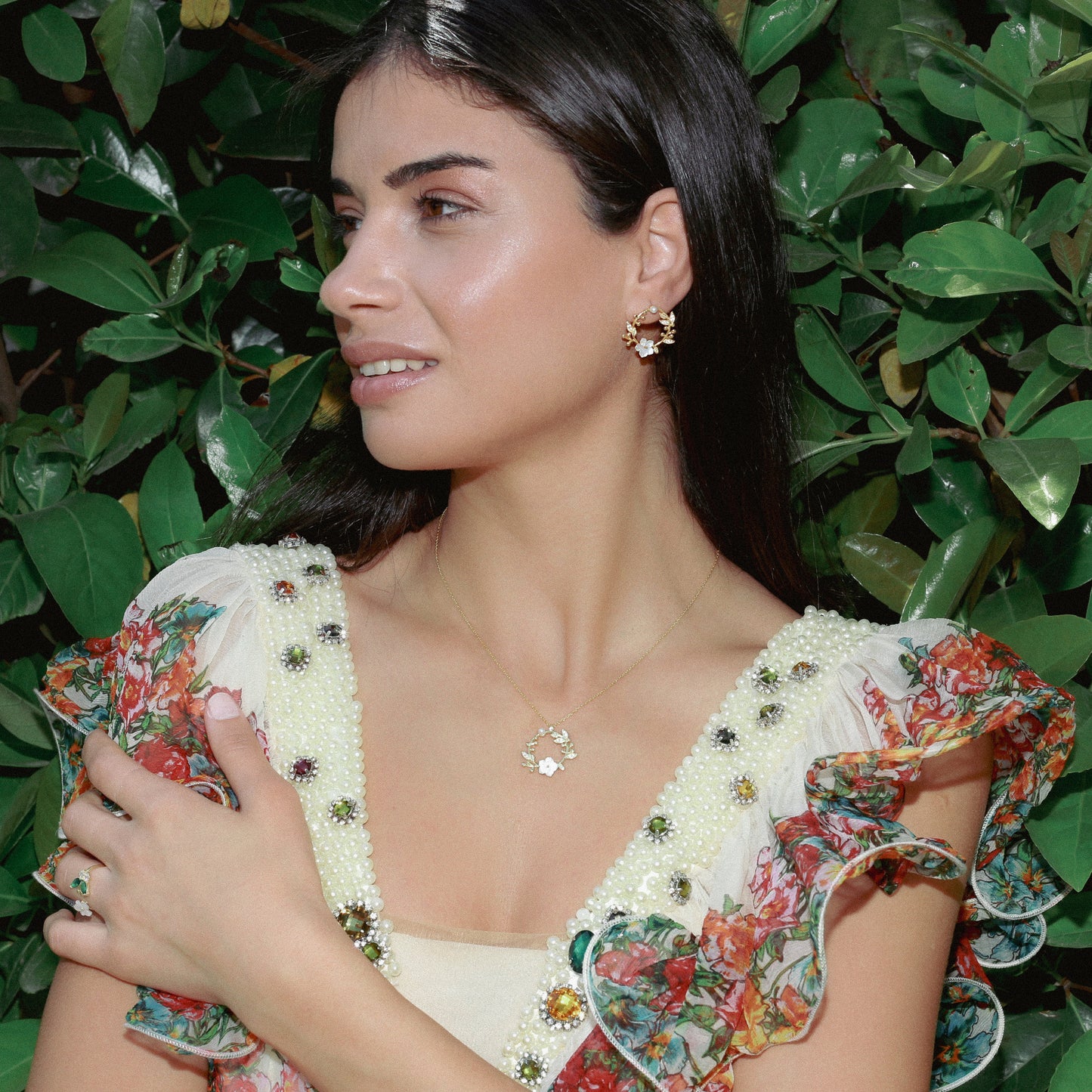 Flower Design Necklace