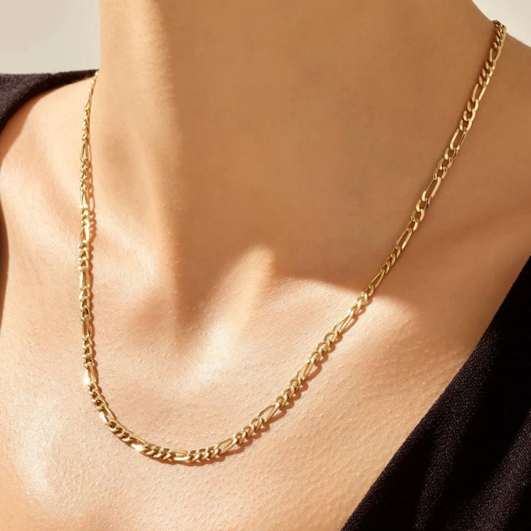Figaro Chain Necklace 2.5 mm
