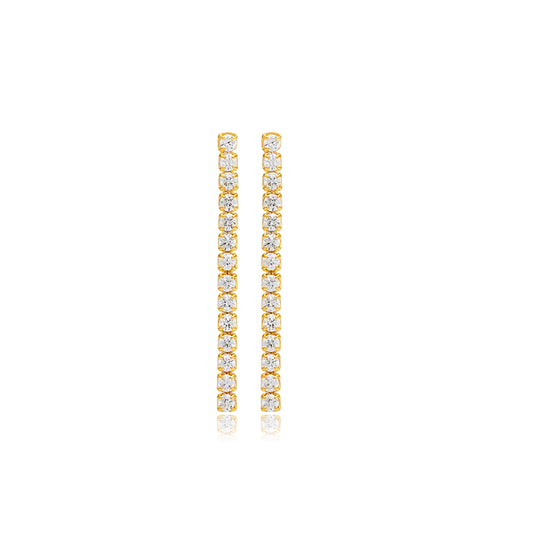 Clear Zircon Stone Stud Earring