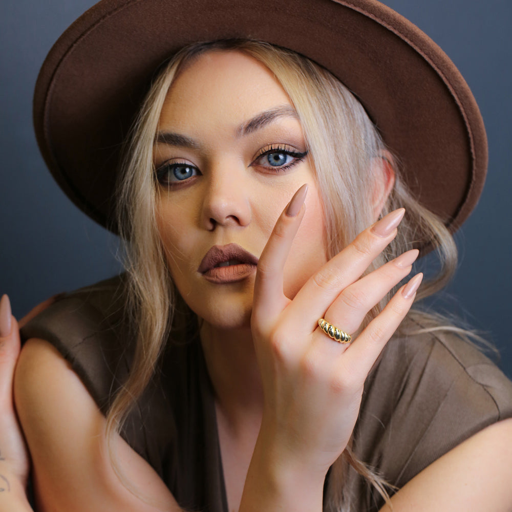 Twisted Design Adjustable Ring