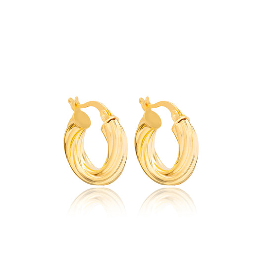 Thick Twisted Earrings
