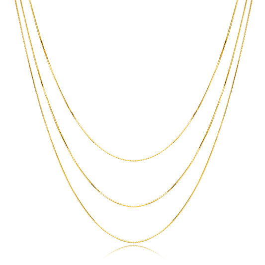 Triple Layers Snake Chain 0.45 mm