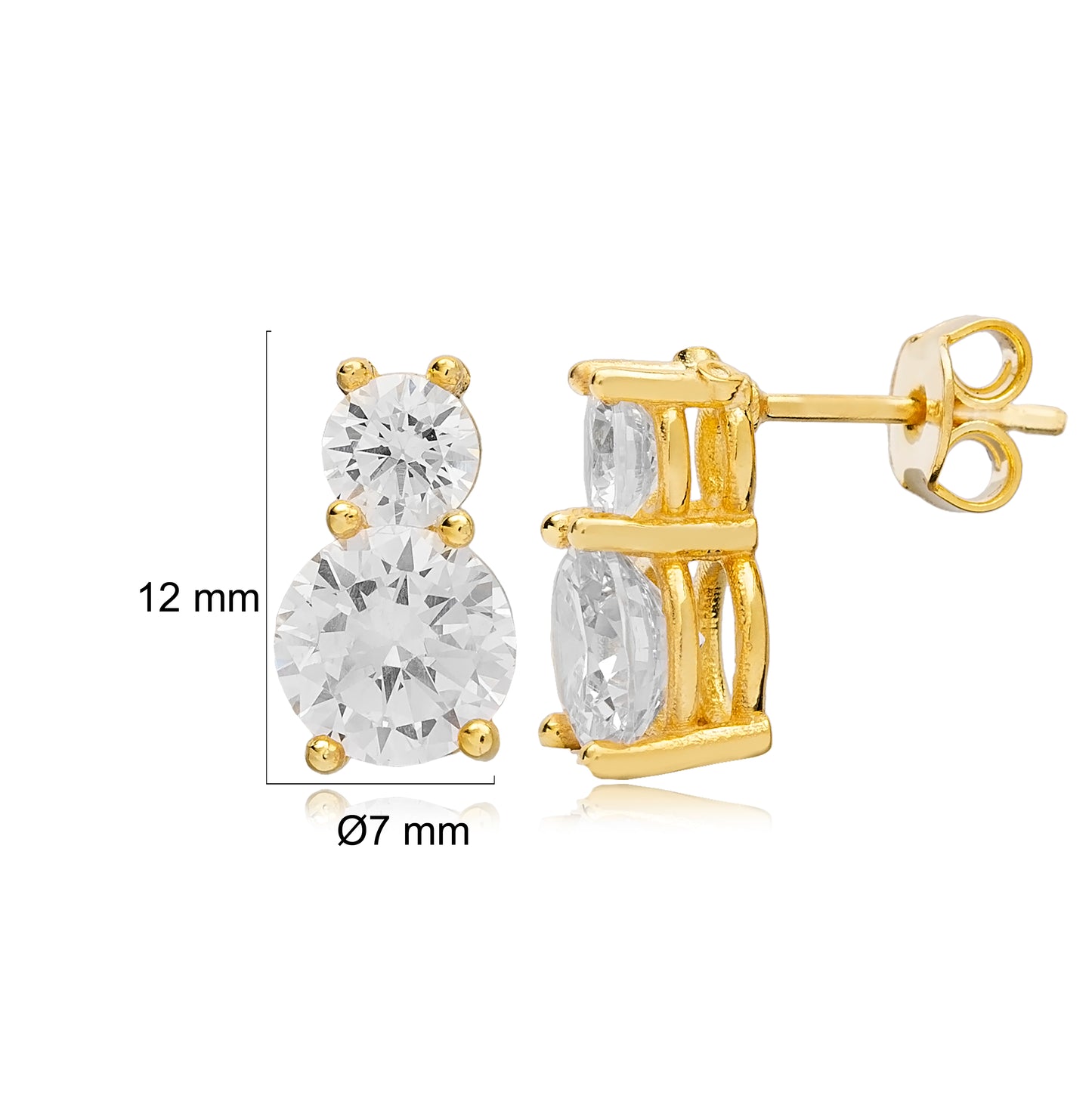 Zircon Stone Elegant Earrings